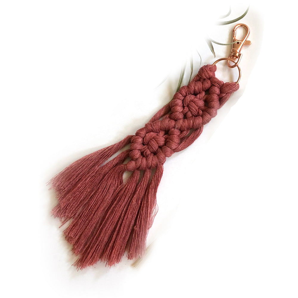 Wholesale Metal Handwoven lanyard keychain keychain